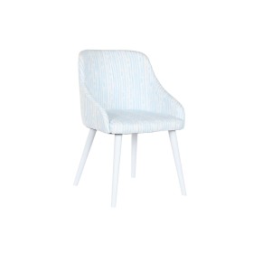 Silla DKD Home Decor Azul Blanco 53 x 57 x 79 cm de DKD Home Decor, Sillas - Ref: S3042320, Precio: 133,29 €, Descuento: %