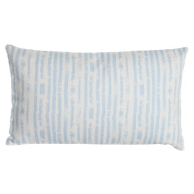 Almofada DKD Home Decor 50 x 15 x 30 cm Riscas Azul Branco Mediterrâneo de DKD Home Decor, Almofadas - Ref: S3042325, Preço: ...