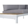 Garden sofa DKD Home Decor White Grey Metal Resin Steel 30 x 40 cm 212 x 155 x 79 cm 228 x 155 x 79 cm by DKD Home Decor, Sof...