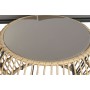 Conjunto de Mesa con 3 Sillones DKD Home Decor Marrón Aluminio ratán sintético 144 x 67 x 74 cm de DKD Home Decor, Sofás - Re...