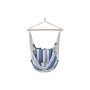 Hammock DKD Home Decor Stripes Blue White (100 x 60 x 135 cm) by DKD Home Decor, Hammocks - Ref: S3042448, Price: 43,52 €, Di...