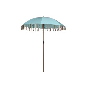 Parasol DKD Home Decor Acier Aluminium Bleu ciel (180 x 180 x 190 cm) de DKD Home Decor, Parasols - Réf : S3042451, Prix : 49...