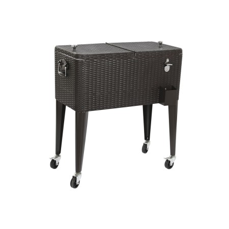 Nevera Portátil DKD Home Decor Marrón Metal ratán sintético 76 L 83 x 48 x 86 cm de DKD Home Decor, Neveras - Ref: S3042467, ...