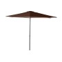 Parasol DKD Home Decor Castanho Aço (270 x 270 x 250 cm) de DKD Home Decor, Sombrinhas - Ref: S3042471, Preço: 44,90 €, Desco...