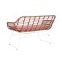 Tisch mit 3 Sesseln DKD Home Decor 124 x 74 x 84 cm Metall Synthetischer Rattan von DKD Home Decor, Sofas - Ref: S3042487, Pr...