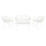 Divano e Tavolo DKD Home Decor Metallo rattan sintetico 124 x 74 x 84 cm di DKD Home Decor, Divani - Rif: S3042495, Prezzo: 3...