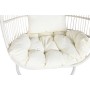 Sedia da giardino sospesa DKD Home Decor Bianco Metallo Alluminio rattan sintetico 94 x 100 x 196 cm di DKD Home Decor, Poltr...