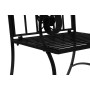 Garden chair DKD Home Decor Black Metal (63,5 x 52 x 98 cm) by DKD Home Decor, Garden Dining Chairs - Ref: S3042507, Price: 8...