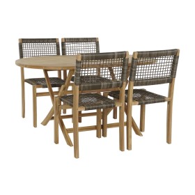 Conjunto de mesa com 2 cadeiras Versa Ivar Preto 60 x 71 x 60 cm | Tienda24 - Global Online Shop Tienda24.eu