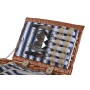 Cestino DKD Home Decor Picnic Marrone Blu Marino vimini 42 x 30 x 20 cm di DKD Home Decor, Cesti - Rif: S3042557, Prezzo: 90,...