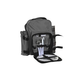 Picnic set DKD Home Decor 28,5 x 20 x 39 cm Dark grey by DKD Home Decor, Hampers - Ref: S3042560, Price: 64,28 €, Discount: %