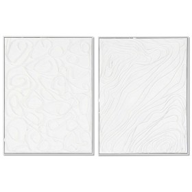 Painting DKD Home Decor 60 x 3,2 x 80 cm Abstract With relief Urban (2 Units) by DKD Home Decor, Prints on Canvas - Ref: S304...