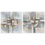 Cuadro DKD Home Decor Abstracto 80 x 3 x 80 cm Moderno (2 Unidades) | Tienda24 - Global Online Shop Tienda24.eu