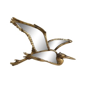 Figurine Décorative DKD Home Decor 35,5 x 26 x 2 cm Doré Oiseau de DKD Home Decor, Objets de décoration - Réf : S3043087, Pri...