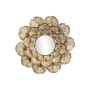 Espejo de pared DKD Home Decor 85,7 x 5,7 x 87,6 cm Cristal Dorado Metal Hoja de planta de DKD Home Decor, Espejos de pared -...