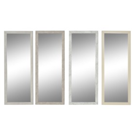 Espejo de pared DKD Home Decor 36 x 2 x 95,5 cm Cristal Poliestireno (4 Unidades) de DKD Home Decor, Espejos de pared - Ref: ...