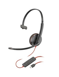 Auriculares com microfone GEMBIRD GHS-05-R Vermelho | Tienda24 Tienda24.eu