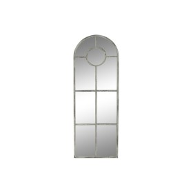 Wall mirror DKD Home Decor 42 x 2,5 x 122 cm Grey Metal White Vintage Window by DKD Home Decor, Wall-Mounted Mirrors - Ref: S...