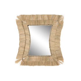 Specchio da parete DKD Home Decor Cristallo Naturale Iuta (52 x 3 x 52 cm) | Tienda24 - Global Online Shop Tienda24.eu