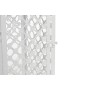 Farolas DKD Home Decor 24 x 24 x 74 cm Acabado envejecido Cristal Metal Blanco Árabe de DKD Home Decor, Candelabros y portave...