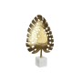 Figura Decorativa DKD Home Decor 28 x 7,5 x 47 cm Dorado Blanco Tropical Hoja de planta de DKD Home Decor, Adornos - Ref: S30...