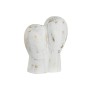 Figurine Décorative DKD Home Decor 23 x 10 x 30 cm Visage Doré Aluminium Blanc de DKD Home Decor, Objets de décoration - Réf ...