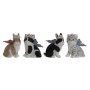 Figura Decorativa DKD Home Decor 11 x 13 x 15 cm Animales (4 Unidades) de DKD Home Decor, Adornos - Ref: S3043213, Precio: 43...