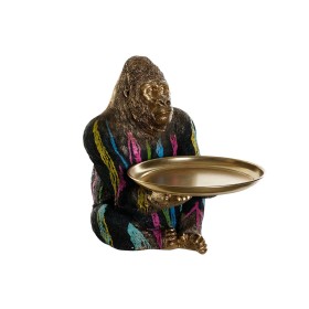 Decorative Figure Black Golden Dog 15,5 x 18,4 x 25,5 cm | Tienda24 - Global Online Shop Tienda24.eu