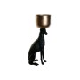 Figura Decorativa DKD Home Decor 34 x 23,5 x 70,5 cm Negro Dorado Resina Perro de DKD Home Decor, Adornos - Ref: S3043229, Pr...