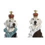 Figura Decorativa DKD Home Decor 19,5 x 16 x 38,5 cm Negro Blanco Perro (2 Unidades) de DKD Home Decor, Adornos - Ref: S30432...