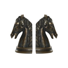 Bookend DKD Home Decor 23 x 9 x 19 cm Horse Resin by DKD Home Decor, Bookends - Ref: S3043252, Price: 18,07 €, Discount: %