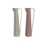 Vase DKD Home Decor 15 x 11 x 45 cm Beige Pink Iron (2 Units) by DKD Home Decor, Vases - Ref: S3043539, Price: 59,17 €, Disco...