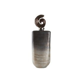 Vase 20,5 x 20,5 x 18 cm Noir Aluminium | Tienda24 - Global Online Shop Tienda24.eu