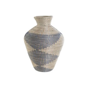 Jarrón DKD Home Decor Azul Natural Mediterráneo 35 x 35 x 50 cm de DKD Home Decor, Jarrones - Ref: S3043556, Precio: 64,35 €,...