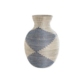 Vase DKD Home Decor Bleu Naturel méditerranéen 31 x 31 x 50 cm de DKD Home Decor, Vases - Réf : S3043557, Prix : 61,61 €, Rem...