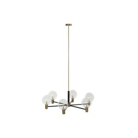 Ceiling Light DKD Home Decor 83 x 83 x 128 cm Crystal Black Golden Metal 9 W by DKD Home Decor, Ceiling Lights - Ref: S304364...