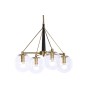 Deckenlampe DKD Home Decor 50 x 50 x 144 cm Kristall Gold Metall 50 W | Tienda24 - Global Online Shop Tienda24.eu