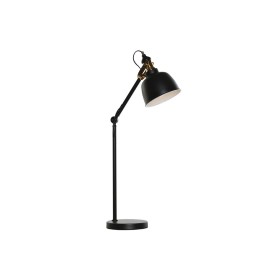 Lampe de bureau DKD Home Decor 41 x 18 x 59 cm Noir Doré Métal 220 V 50 W de DKD Home Decor, Lampes de chevet - Réf : S304367...