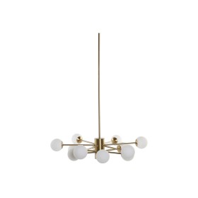 Suspension DKD Home Decor 94 x 94 x 145 cm Verre Doré Métal de DKD Home Decor, Plafonniers - Réf : S3043677, Prix : 219,58 €,...