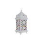 Lampada da tavolo DKD Home Decor 18 x 18 x 46 cm Metallo Bianco Multicolore 220 V 50 W di DKD Home Decor, Lampade da tavolo e...