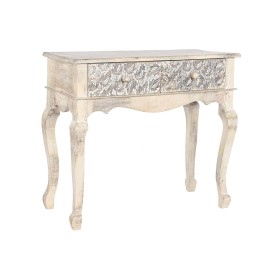 Console DKD Home Decor Blanc Bois de manguier 91 x 42 x 81 cm de DKD Home Decor, Tables - Réf : S3043756, Prix : 258,40 €, Re...