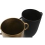 Vase DKD Home Decor 25 x 18 x 41 cm Noir Doré Aluminium Moderne (2 Unités) | Tienda24 - Global Online Shop Tienda24.eu