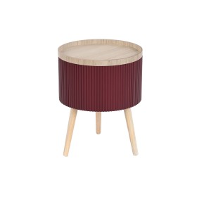 Side table DKD Home Decor 38,5 x 38,5 x 49 cm Brown Maroon MDF Wood by DKD Home Decor, Tables - Ref: S3043888, Price: 39,75 €...