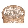 Set de basket DKD Home Decor Naturel Marron Clair Tropical 45 x 45 x 57 cm | Tienda24 - Global Online Shop Tienda24.eu