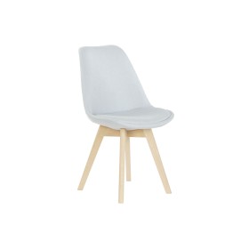 Chaise DKD Home Decor 48 x 56 x 83 cm Mousse Beige Bleu Hêtre de DKD Home Decor, Chaises - Réf : S3043985, Prix : 59,79 €, Re...