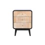 Mesita de Noche DKD Home Decor 48 x 35 x 66 cm Natural Negro Madera de DKD Home Decor, Mesillas de noche - Ref: S3044041, Pre...