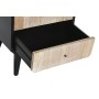 Mesita de Noche DKD Home Decor 48 x 35 x 66 cm Natural Negro Madera de DKD Home Decor, Mesillas de noche - Ref: S3044041, Pre...