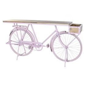 Console DKD Home Decor Bicyclette 180 x 41 x 94 cm Rose clair Fer Bois de manguier de DKD Home Decor, Tables - Réf : S3044044...