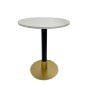 Table d'appoint DKD Home Decor Métal Blanc Marbre 50 x 50 x 61 cm | Tienda24 - Global Online Shop Tienda24.eu