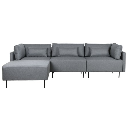 Divano Chaise Longue DKD Home Decor Grigio Metallo Moderno 276 x 152,5 x 84 cm | Tienda24 - Global Online Shop Tienda24.eu